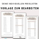 Preislisten Schablone Excel Datei