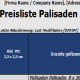 Preislisten Schablone